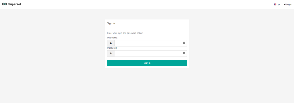 Superset Login